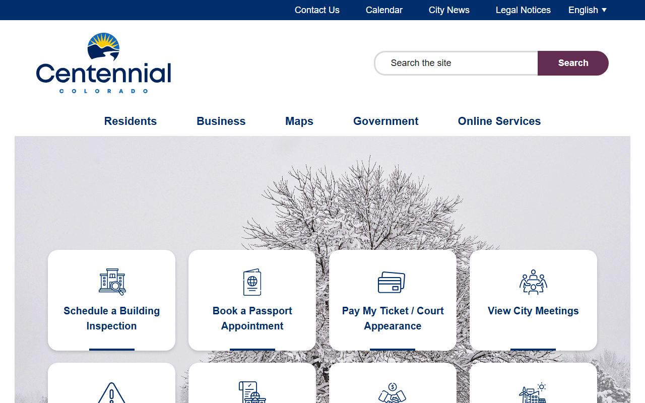 Centennial City Homepage