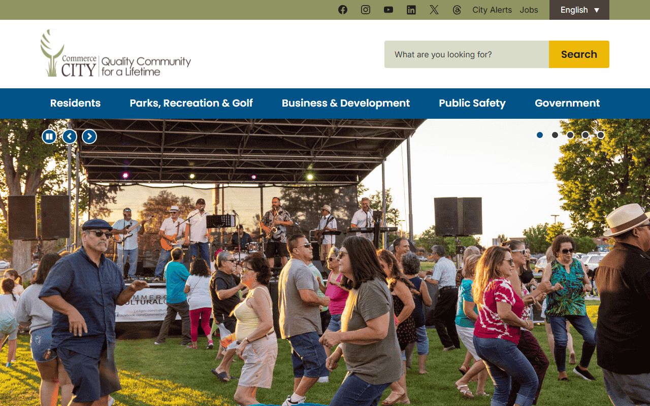 Commerce City Homepage
