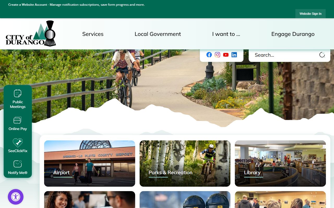 Durango City Homepage