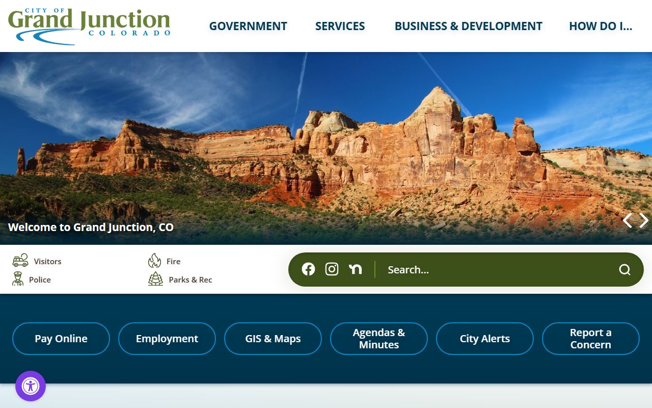 City of Grand Junction official website homepage