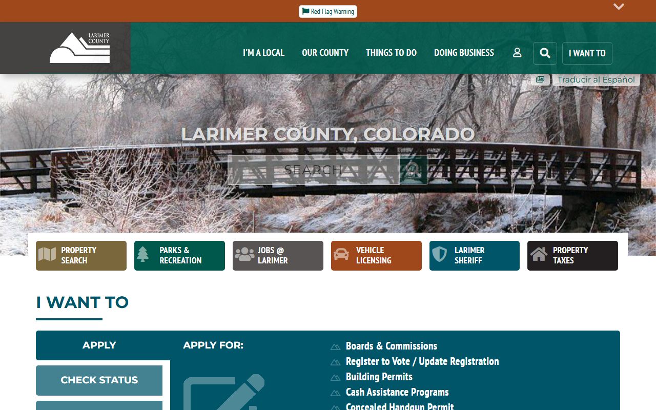Larimer County County Homepage