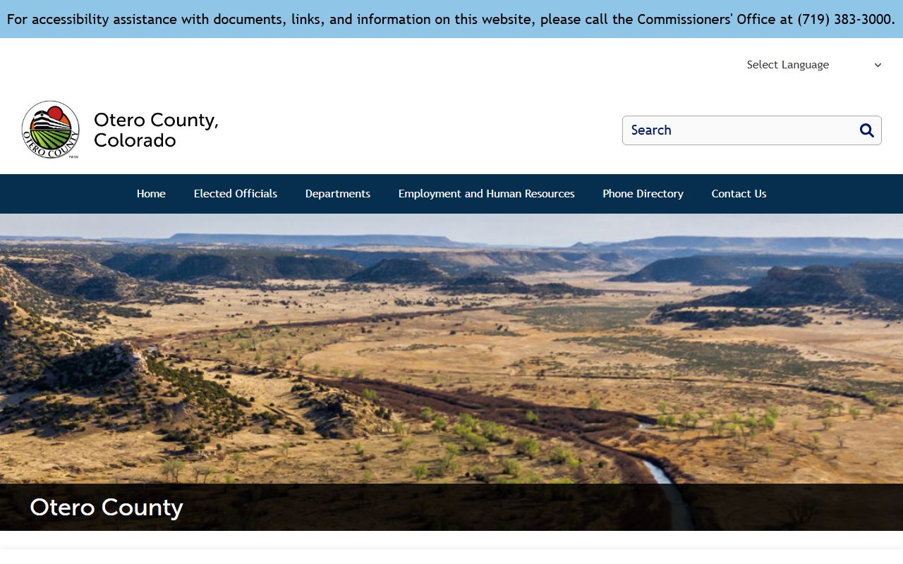 Otero County County Homepage