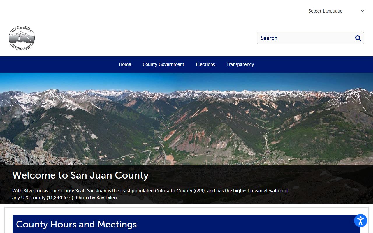 San Juan County government website