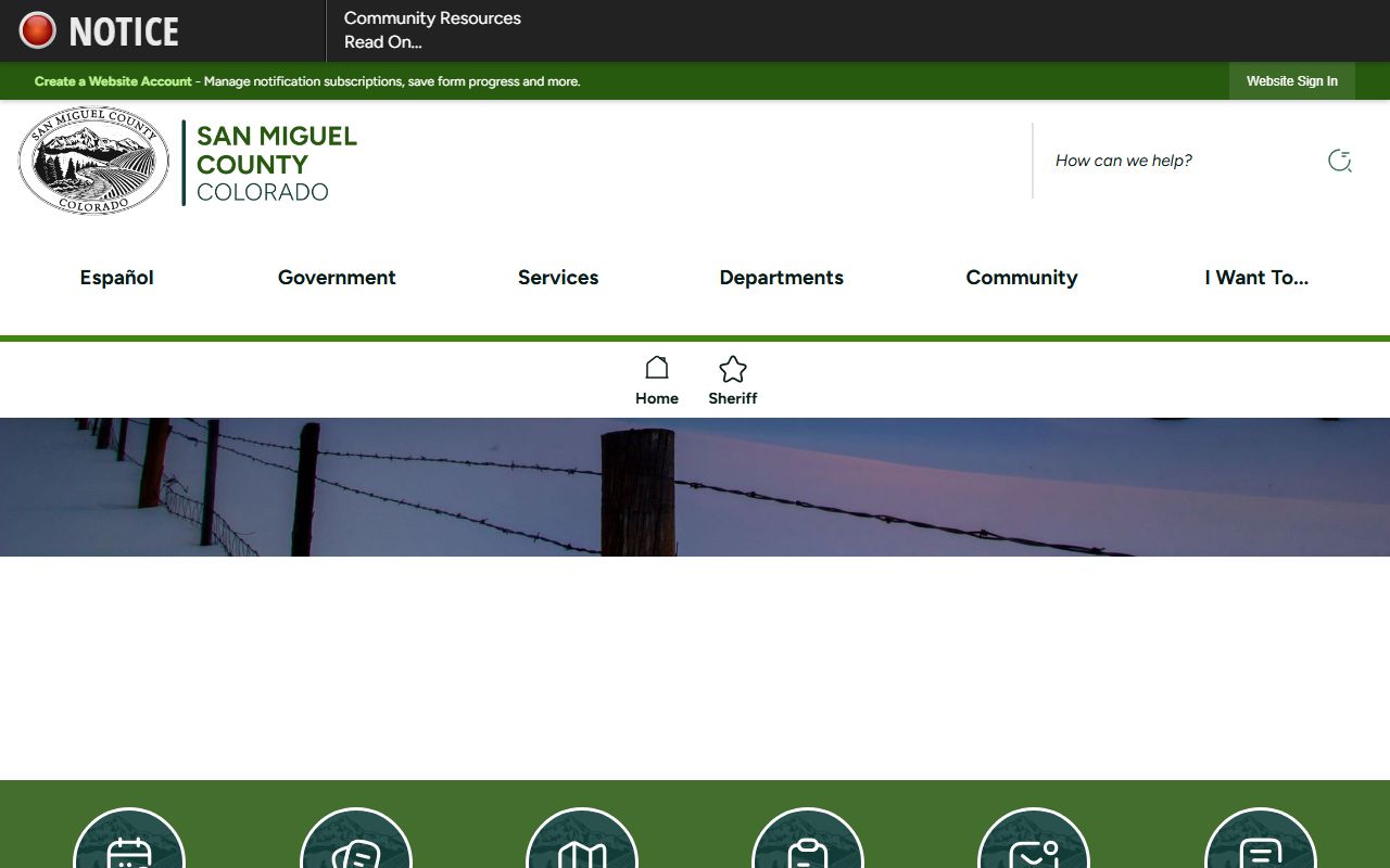 San Miguel County government website