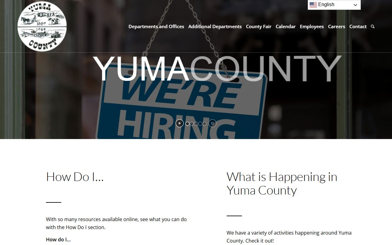 Yuma County government website